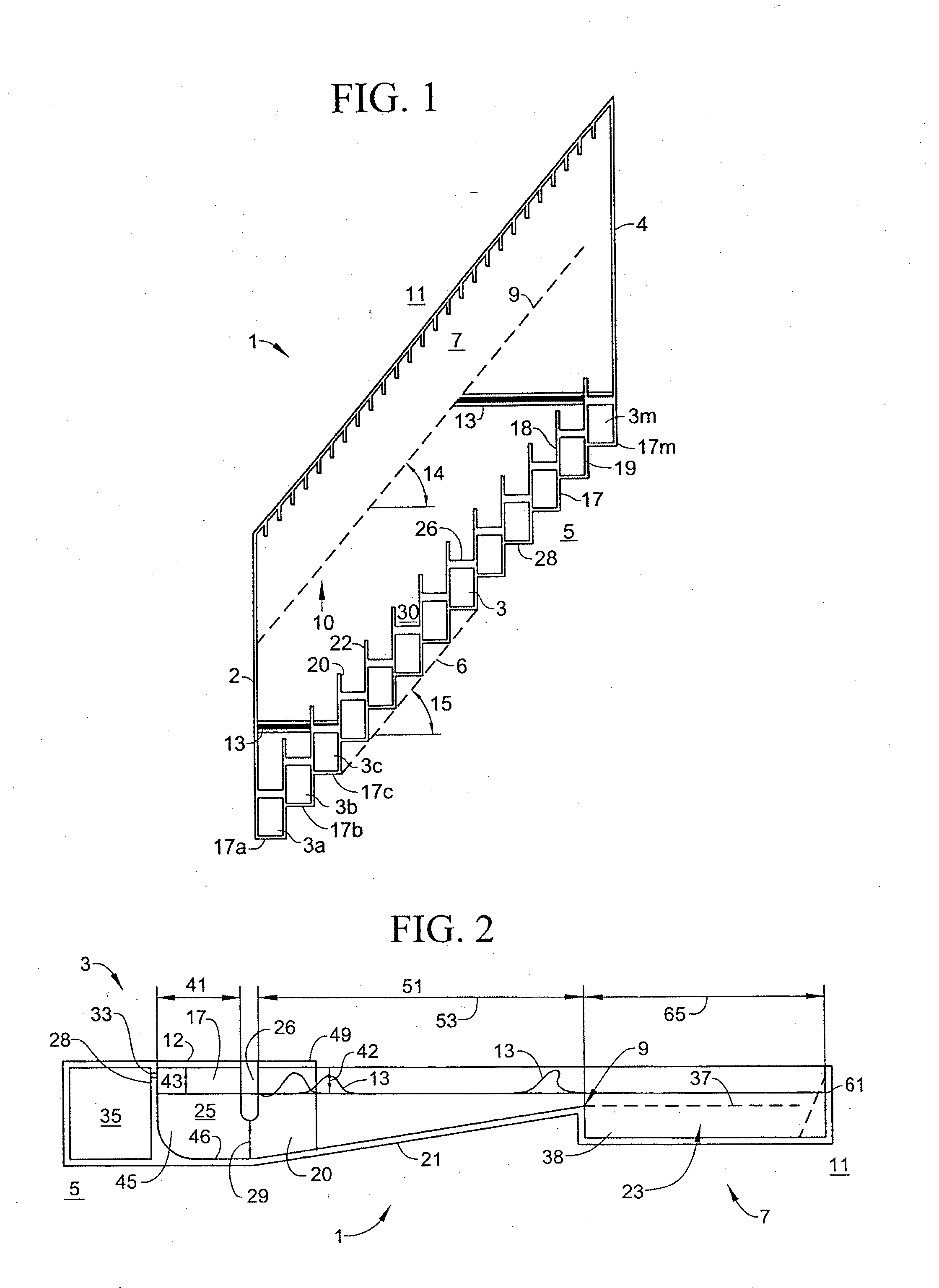 Method and apparatus for producing progressive waves suitable for surfing using staggered wave generators in sequence