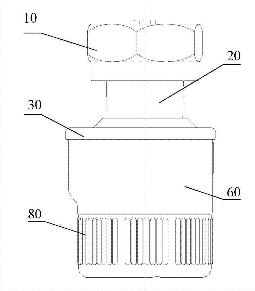Electric adjusting device with scale regulator
