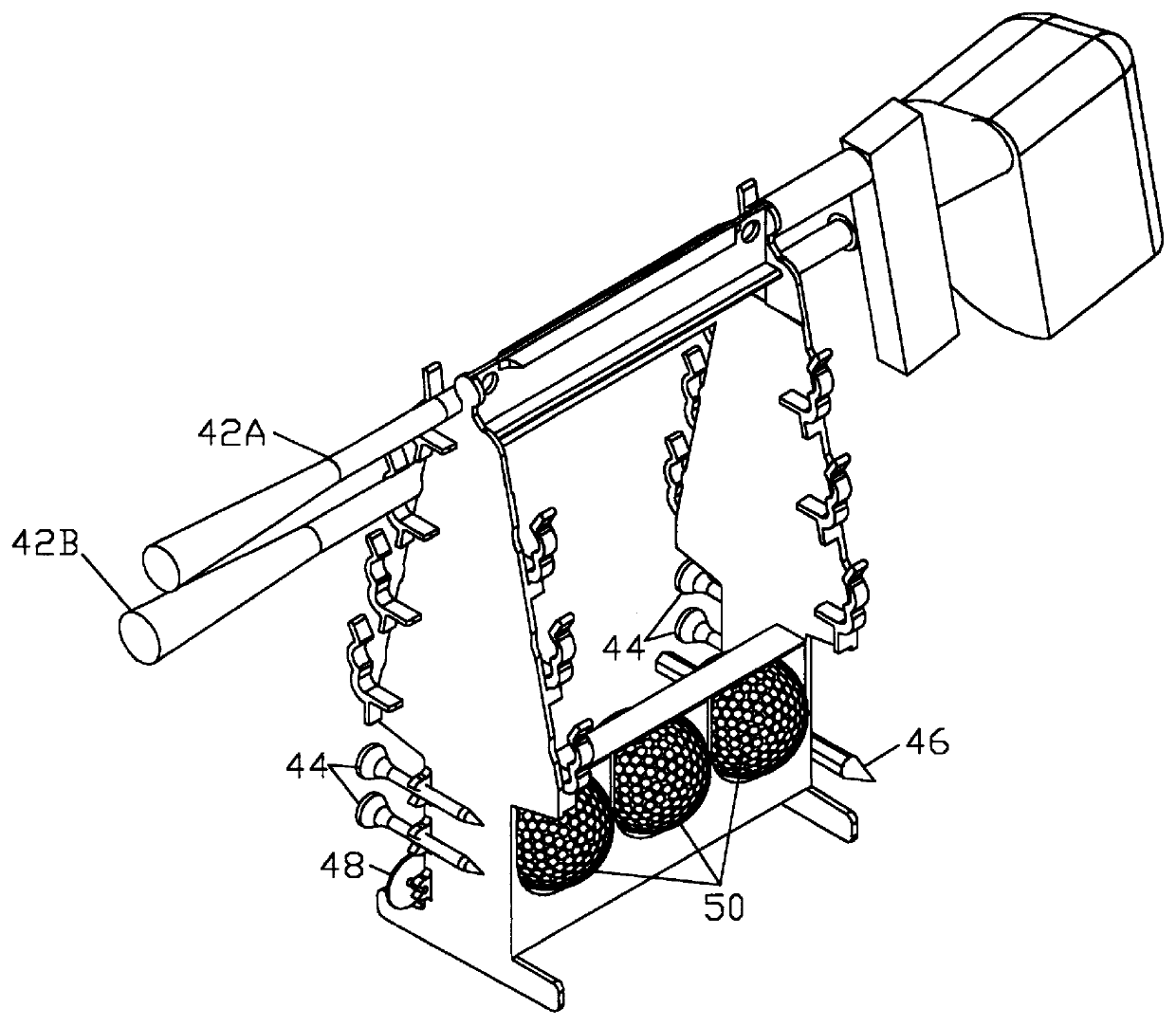 Golf club and accessory carrier