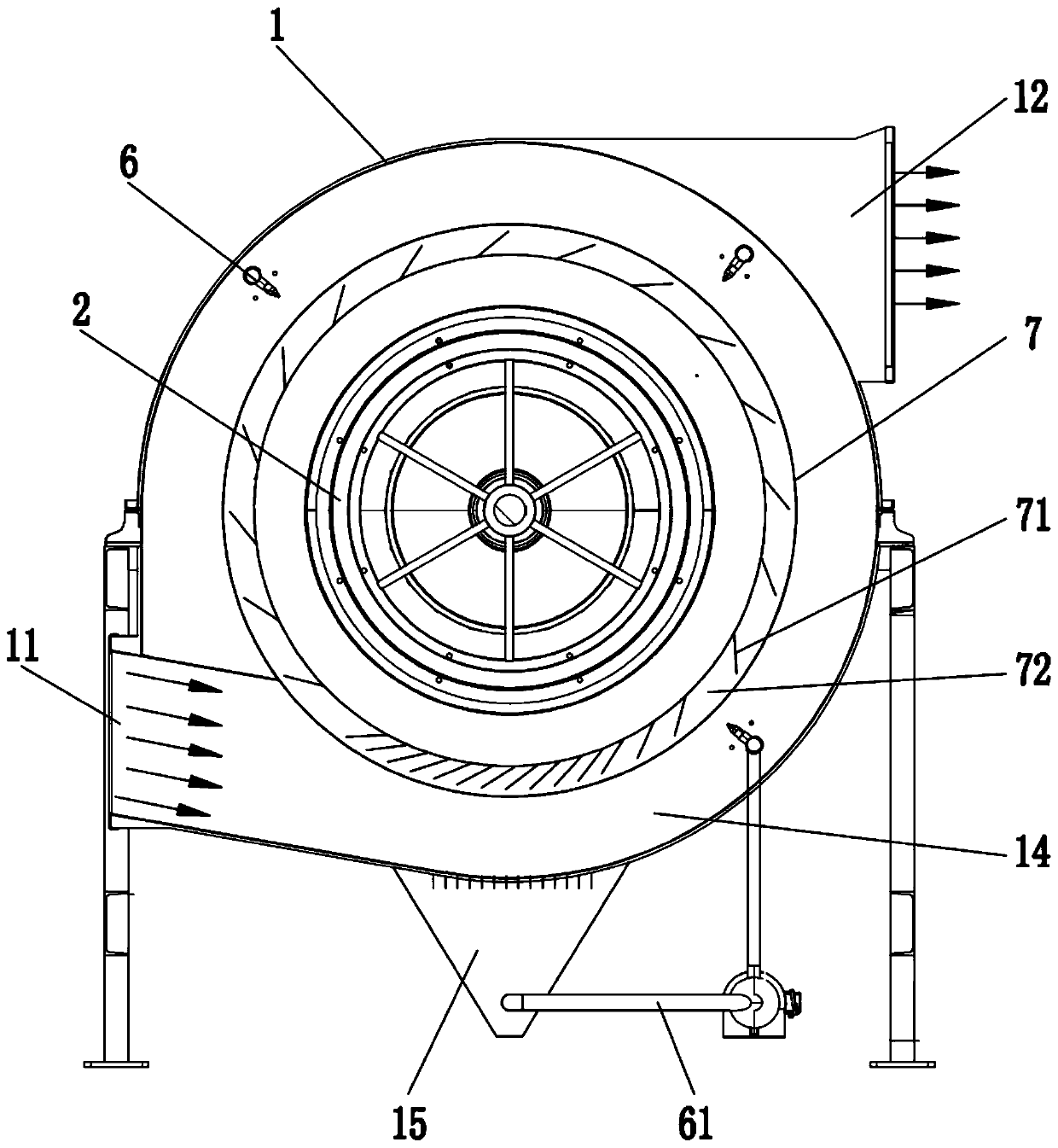 Integrated super-gravity separation device