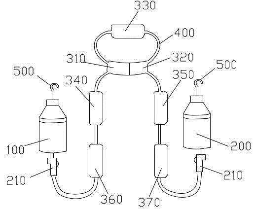 Physical fever abating device