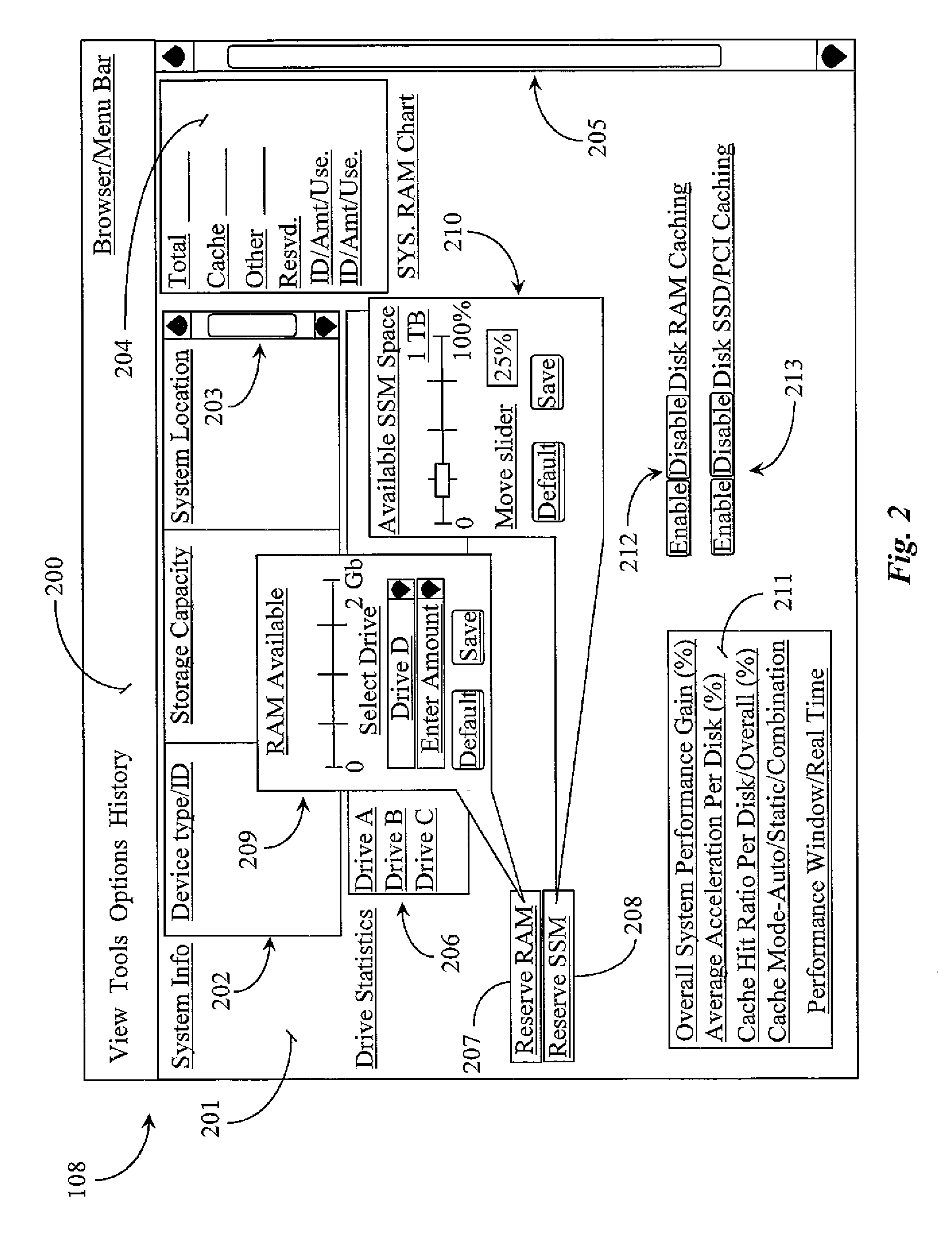 Method for Controlling Performance Aspects of a Data Storage and Access Routine