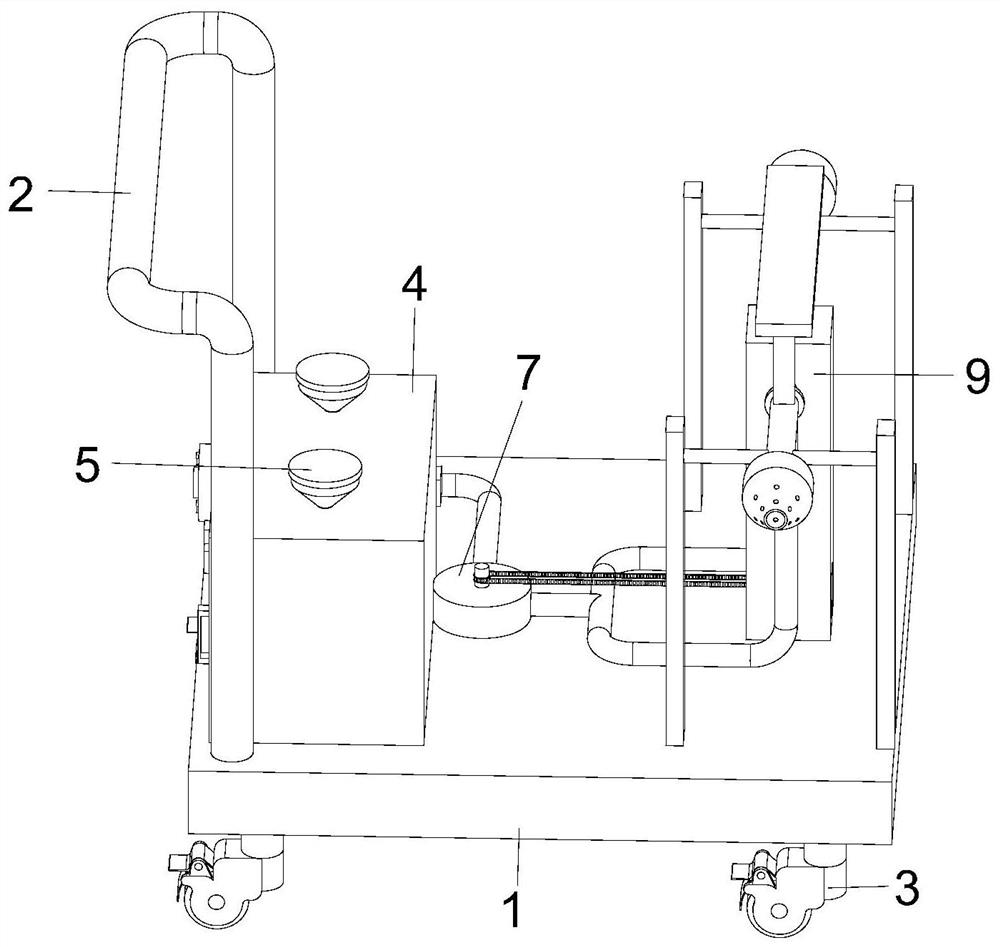 Inoculation device special for silage lactic acid bacteria