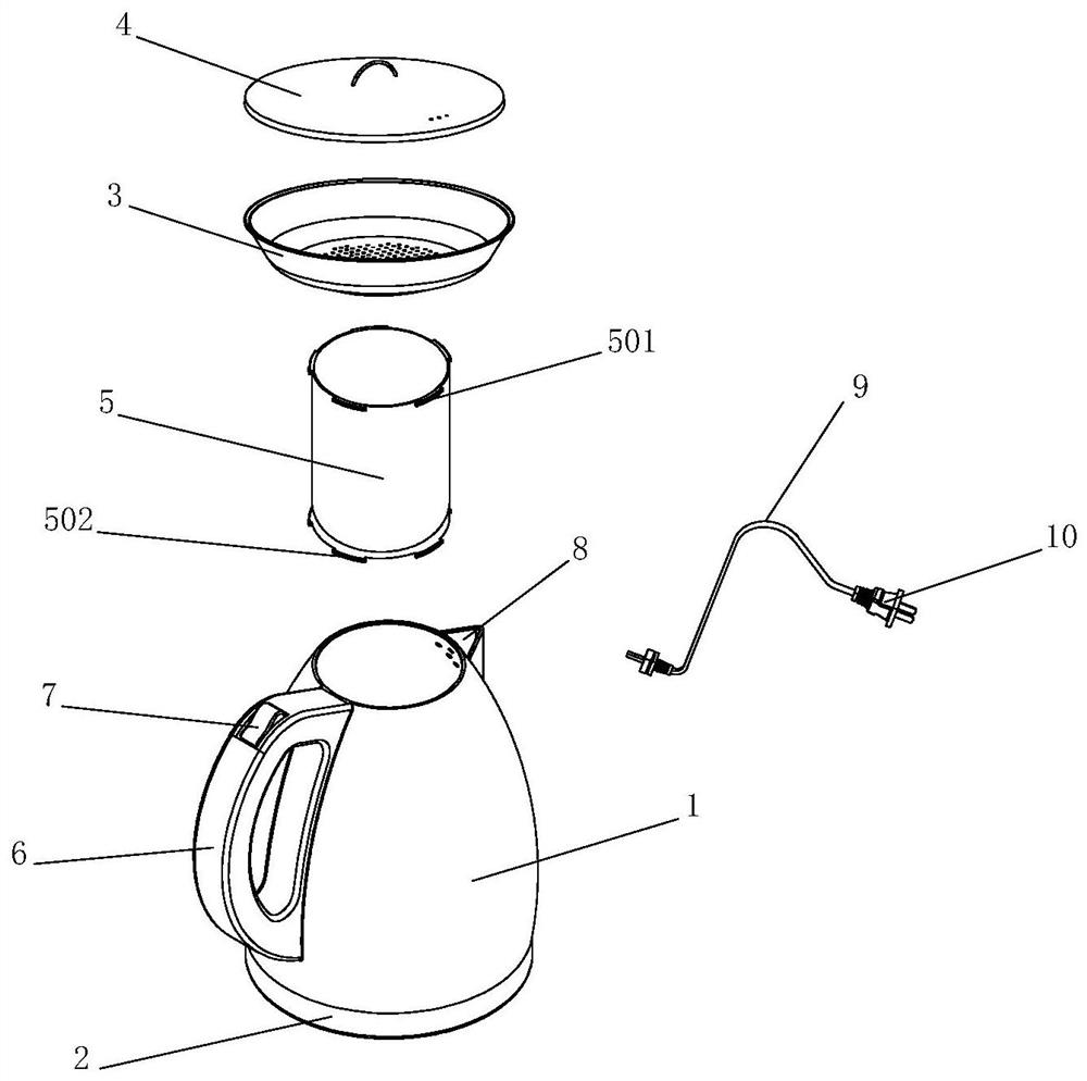 A multifunctional portable kettle and its control method