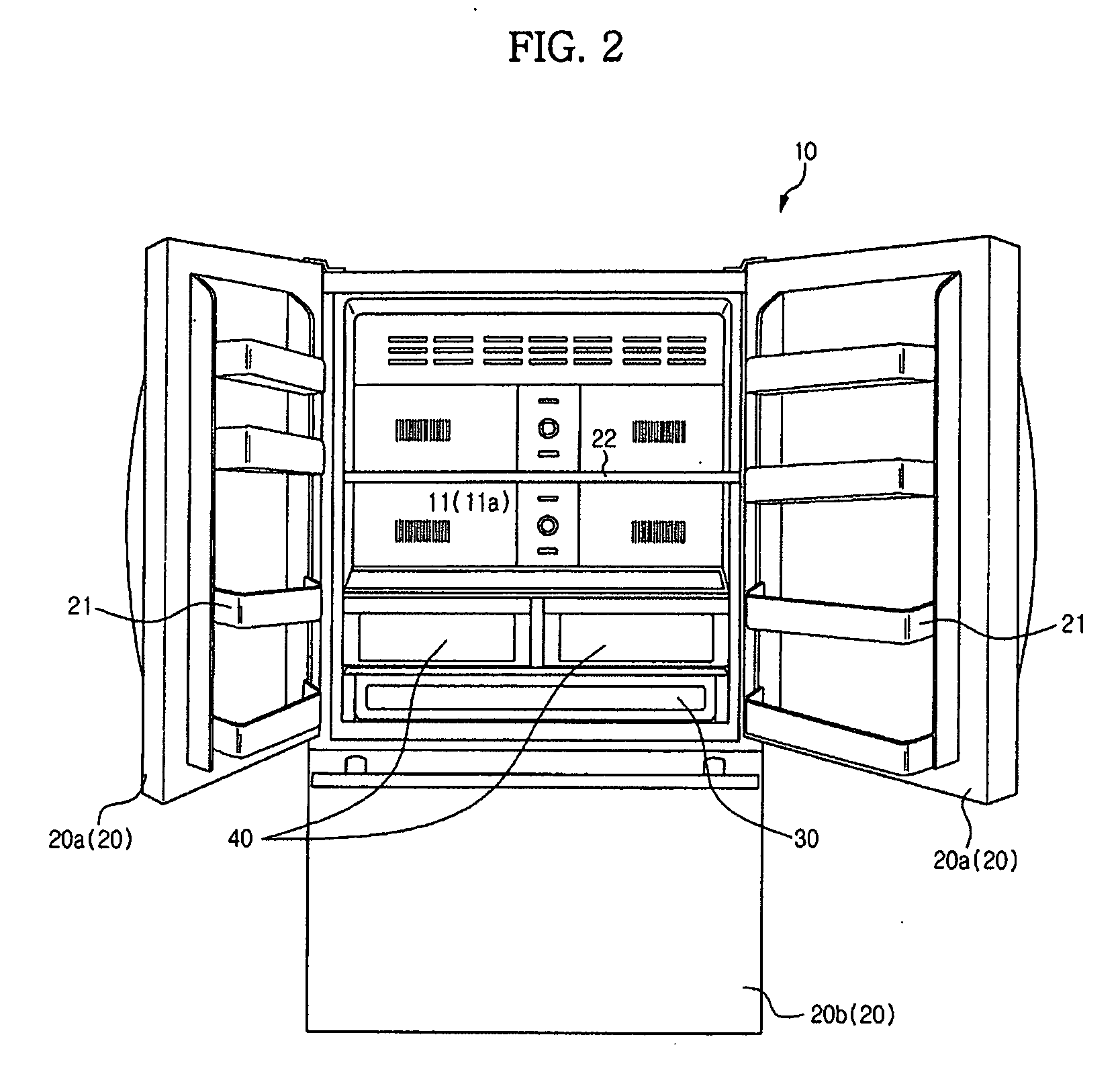 Refrigerator with receiving box