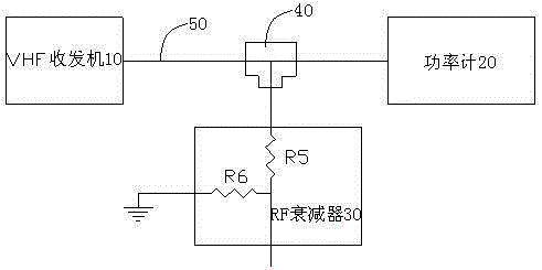 A vhf transceiver test circuit