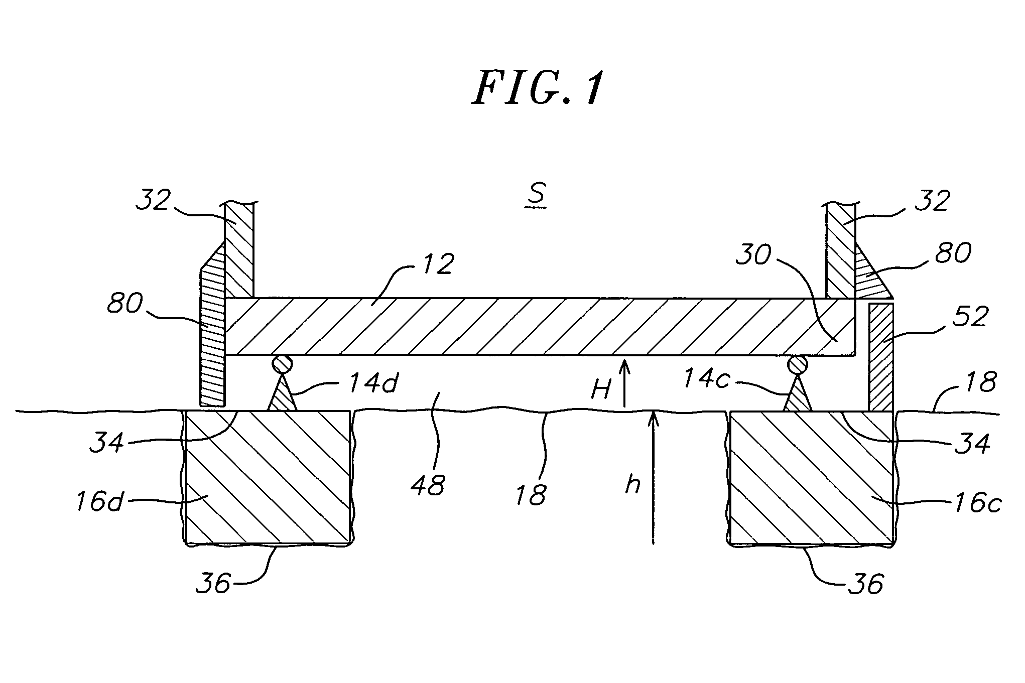 Method of constructing structures with seismically-isolated base