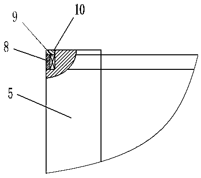 Large punching machine with supporting device for machining automobile parts