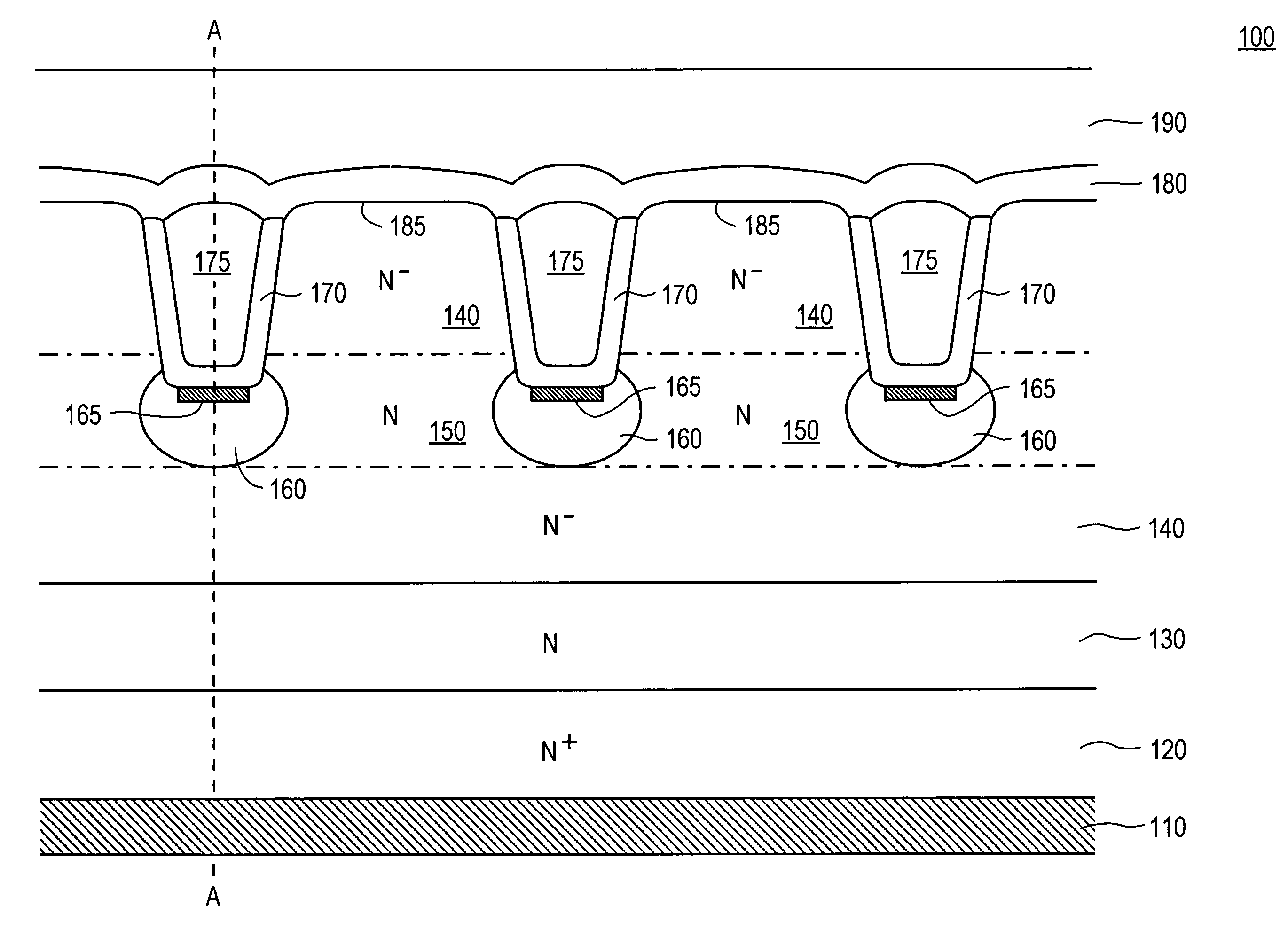 Structure and method for a fast recovery rectifier structure