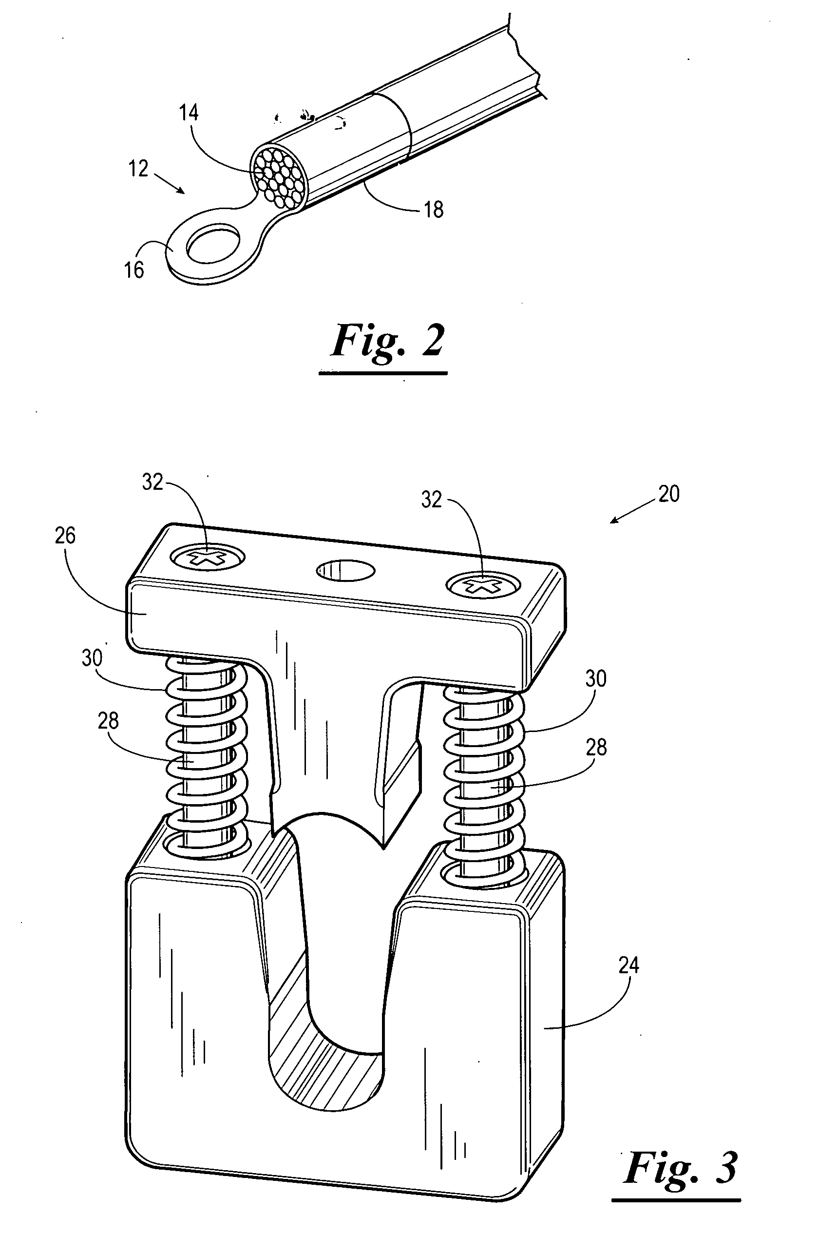 Method and apparatus for securing connecting ferrules