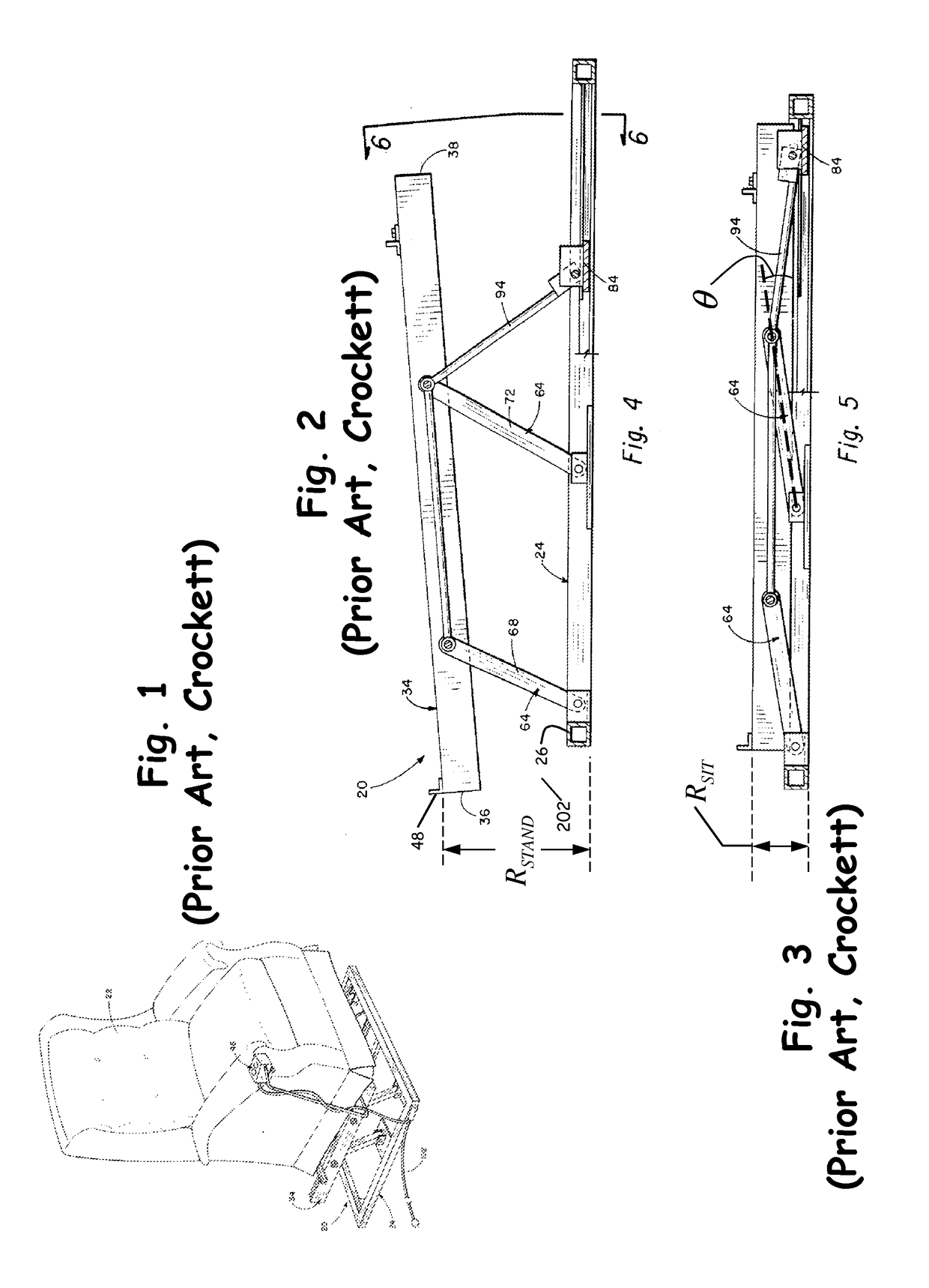 Apparatus for lifting a chair