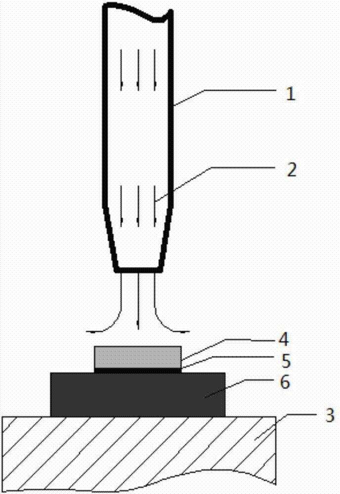 Eutectic soldering process method of microwave chip