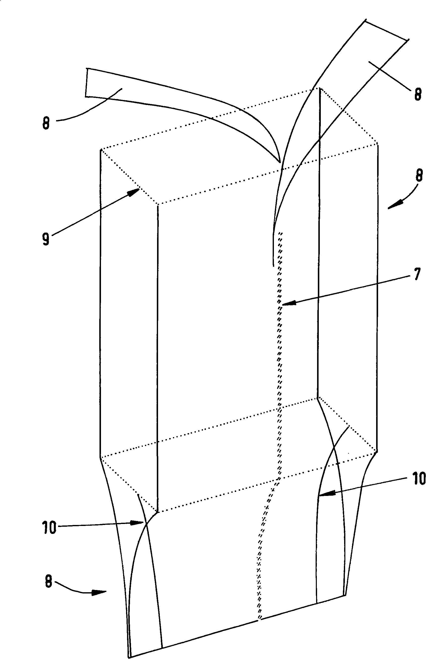 Filter bag for vacuum cleaner and production method thereof