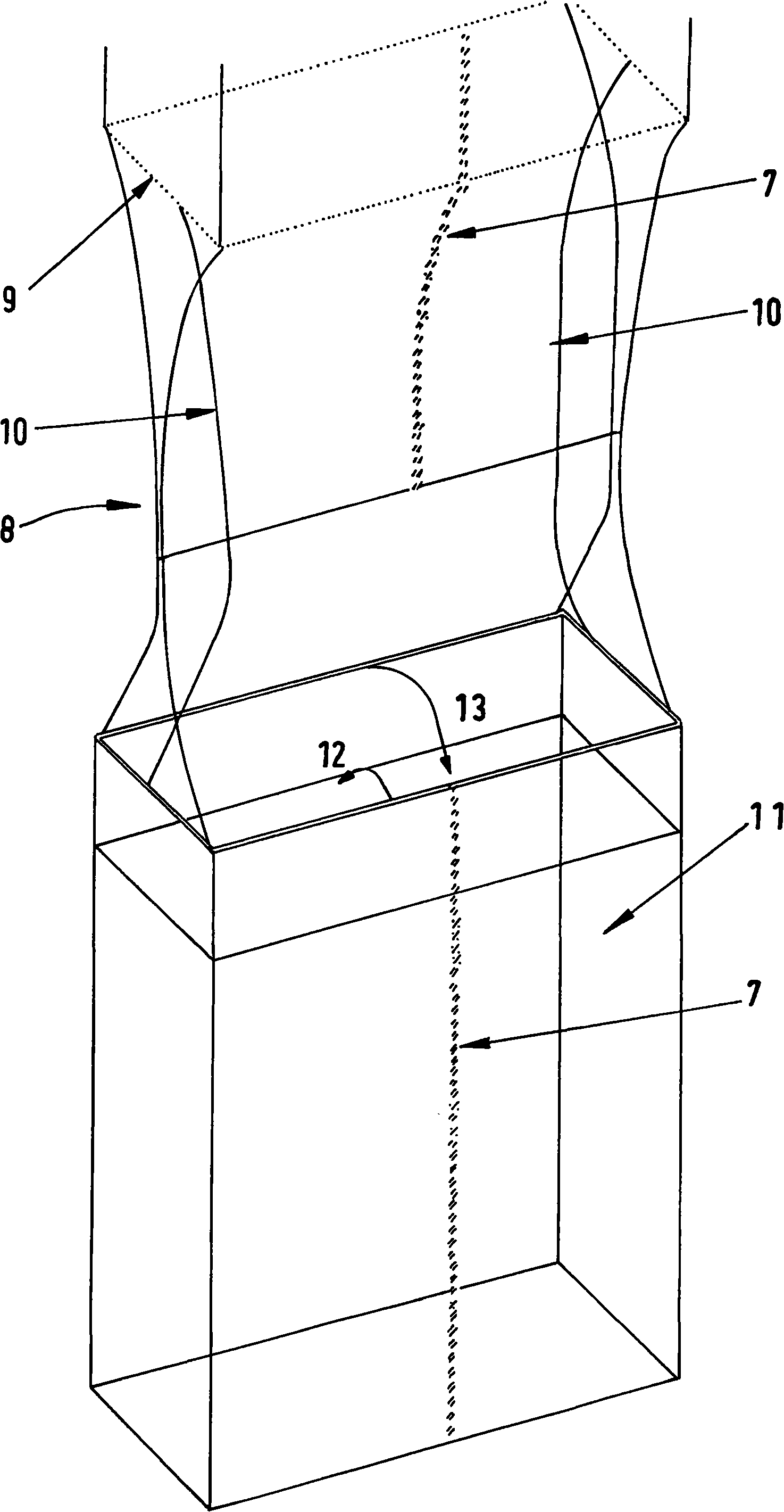 Filter bag for vacuum cleaner and production method thereof