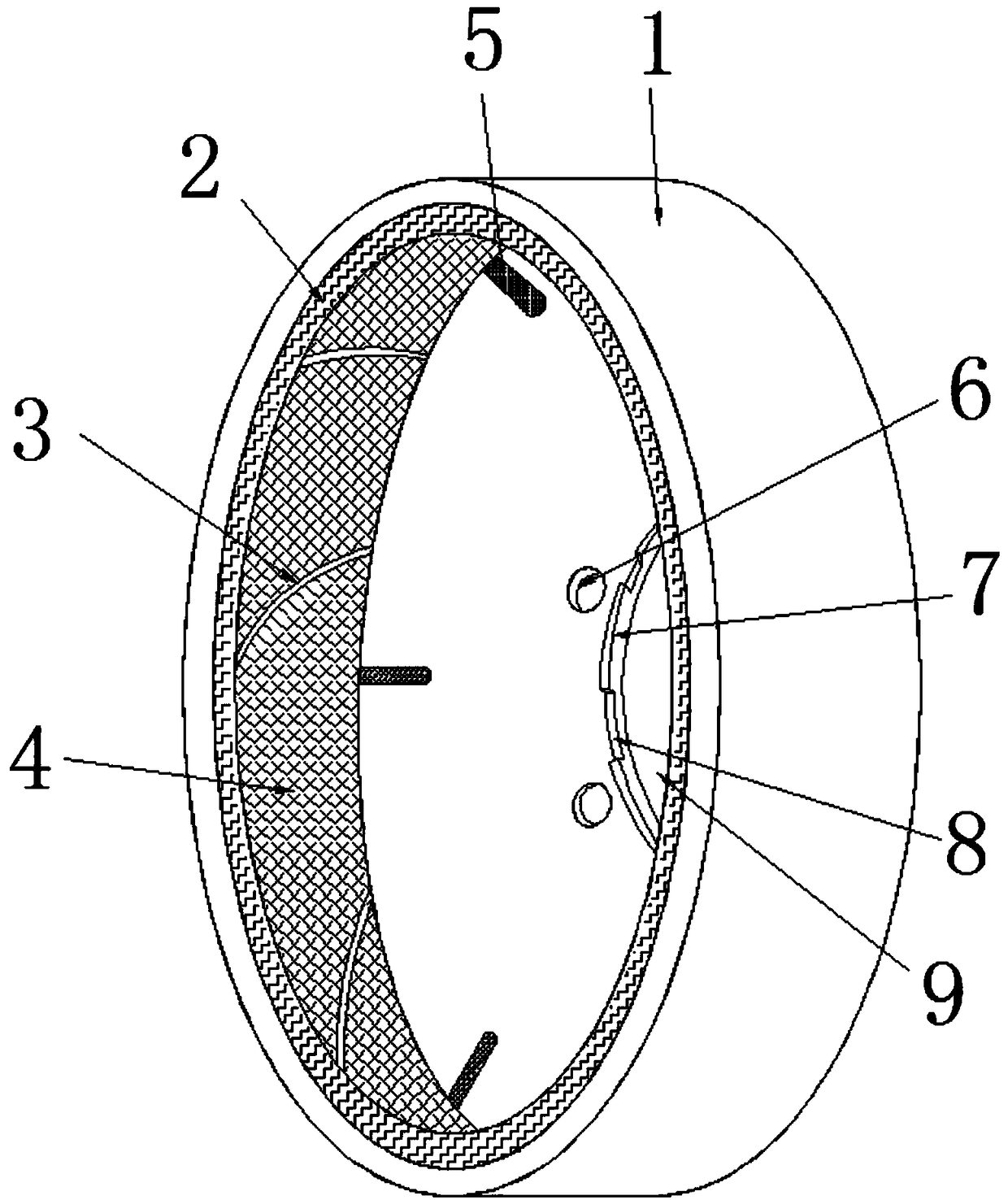 Automobile brake drum with high compressive strength