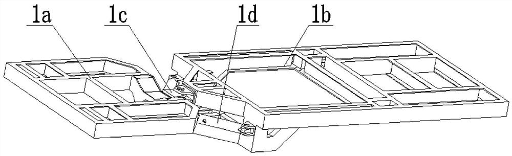 A low-speed heavy-duty road-rail dual-purpose traction equipment articulated chassis