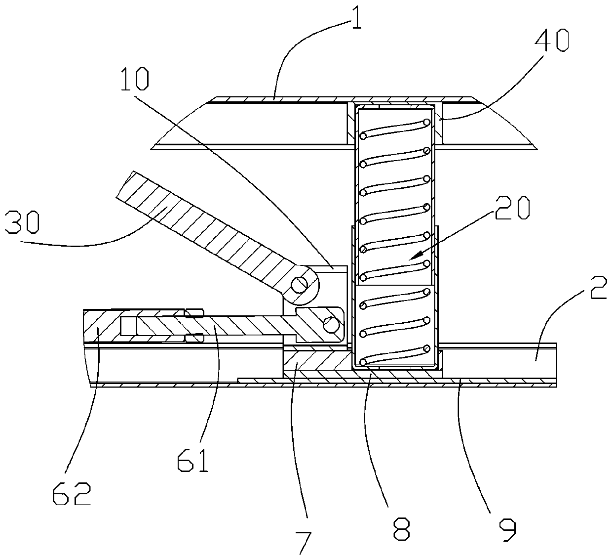 Energy-absorbing automobile and energy-absorbing mode during collision