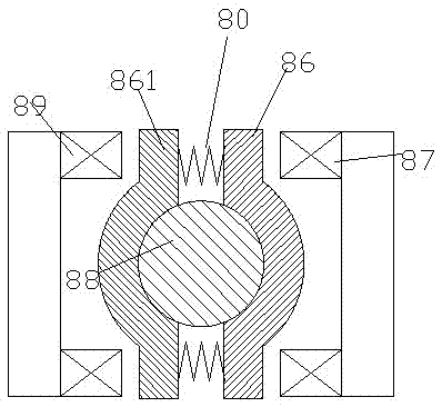 Medical bearing assembly capable of lifting, descending and stably running