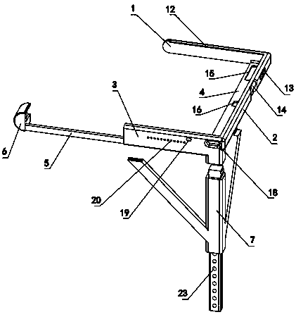 Mobile phone support of folding mobile phone