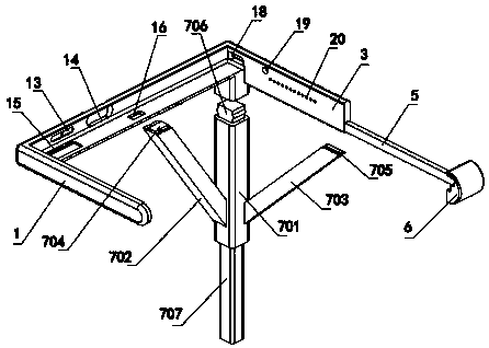 Mobile phone support of folding mobile phone