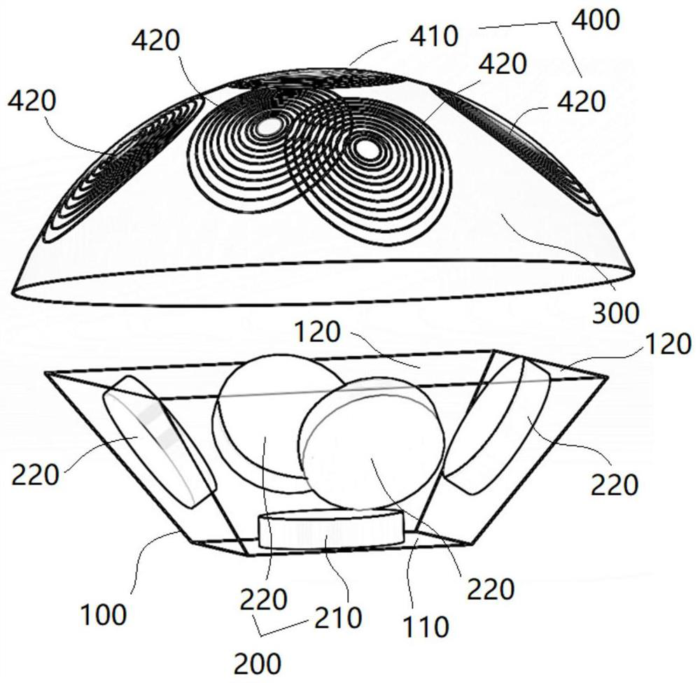 Fresnel lens unit sensing device