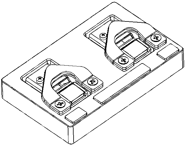 Special floating type static contact assembly device structure