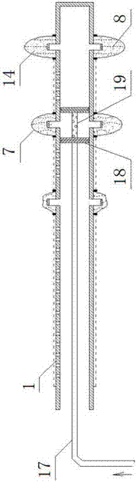 Slope self-drainage anchor rod and construction method