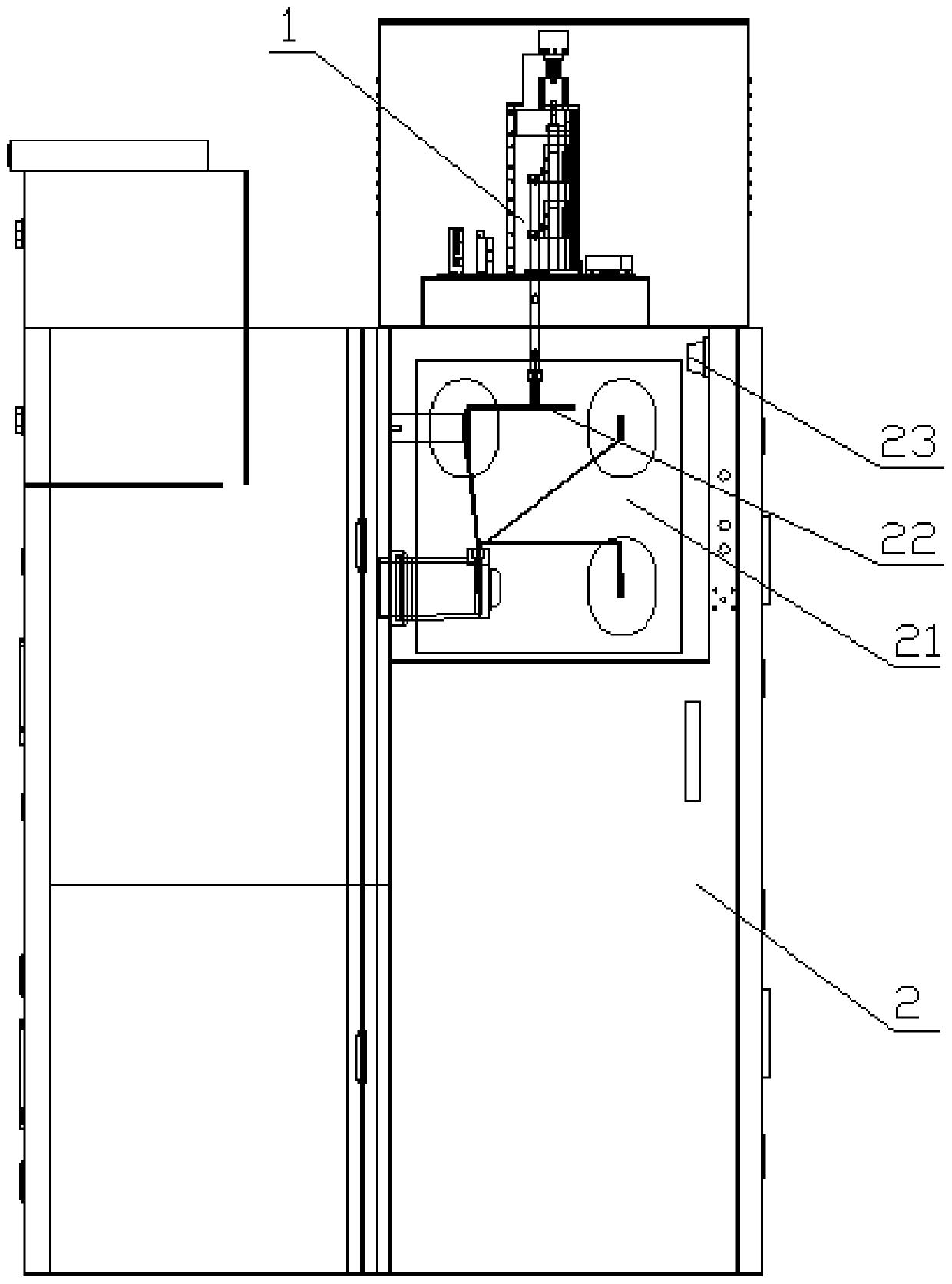 Switch cabinet partial discharge simulation device based on automatic control