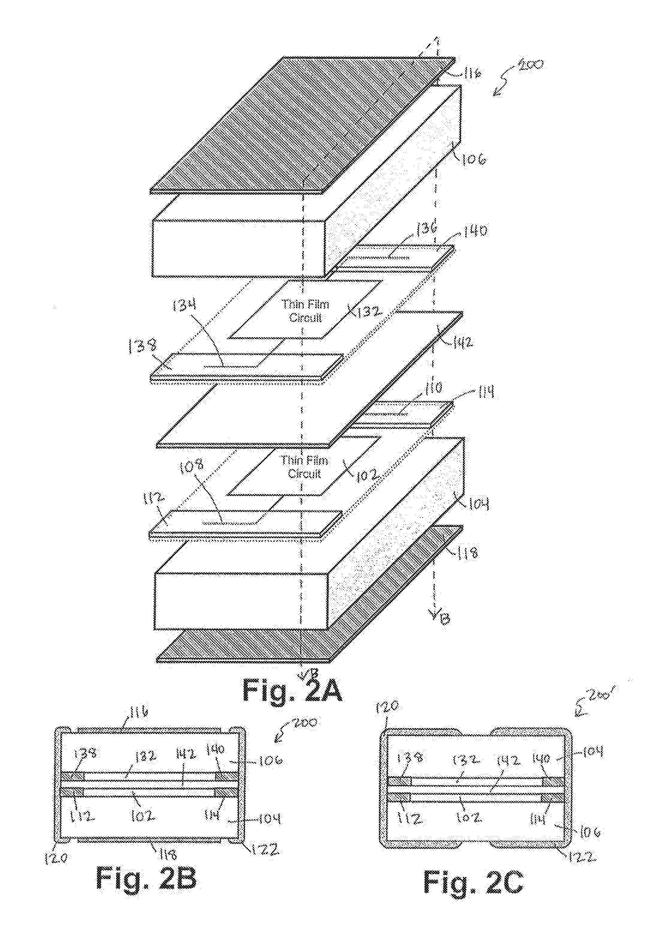 Thin film surface mount components