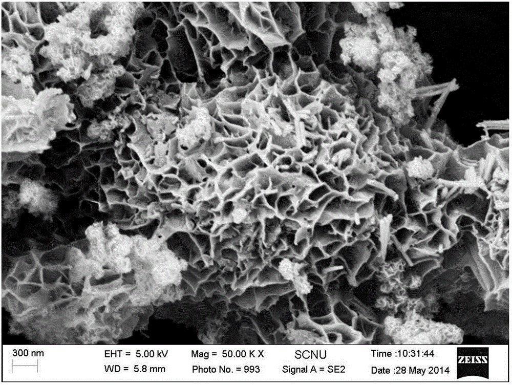 Preparation method of silicon-cobaltosic oxide compound with honeycomb structure