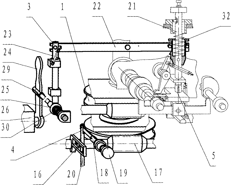 Impeller drive control mechanism of stationary crude oil washing machine