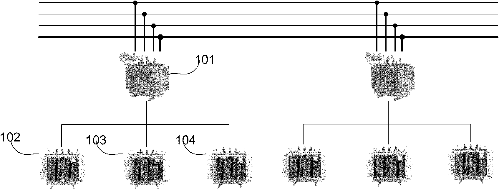 Cellular power supply network, intelligent gateway thereof and power supply control method