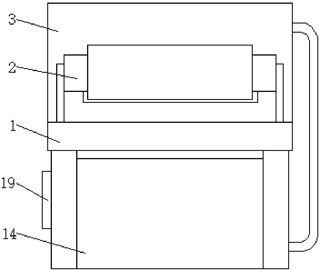 Wrinkle removing device for leather synthesis