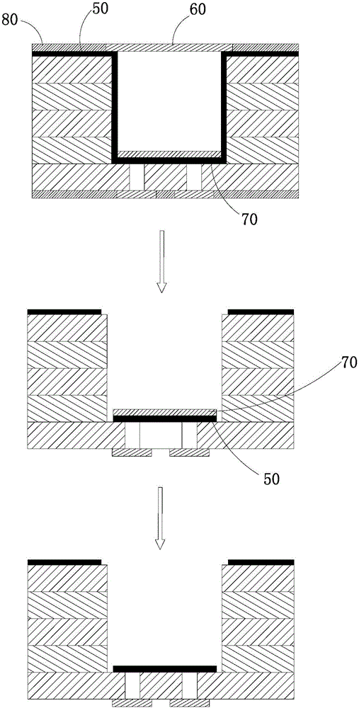 Manufacture method of circuit board slot bottom graphics