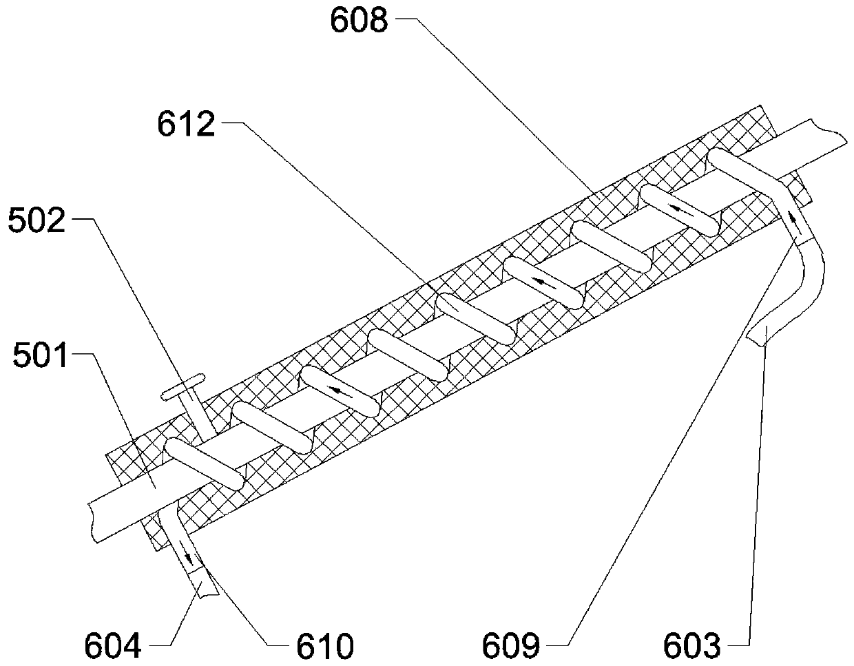 Liquid oxygen pot icing preventing device and method used for cold-chain transportation of live fishes