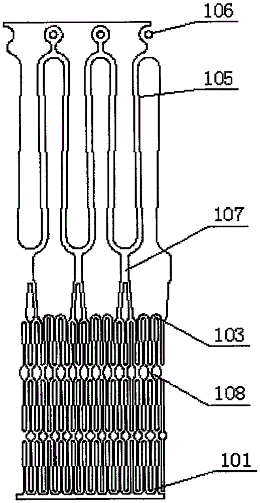 Aortic valve device conveyed by catheter