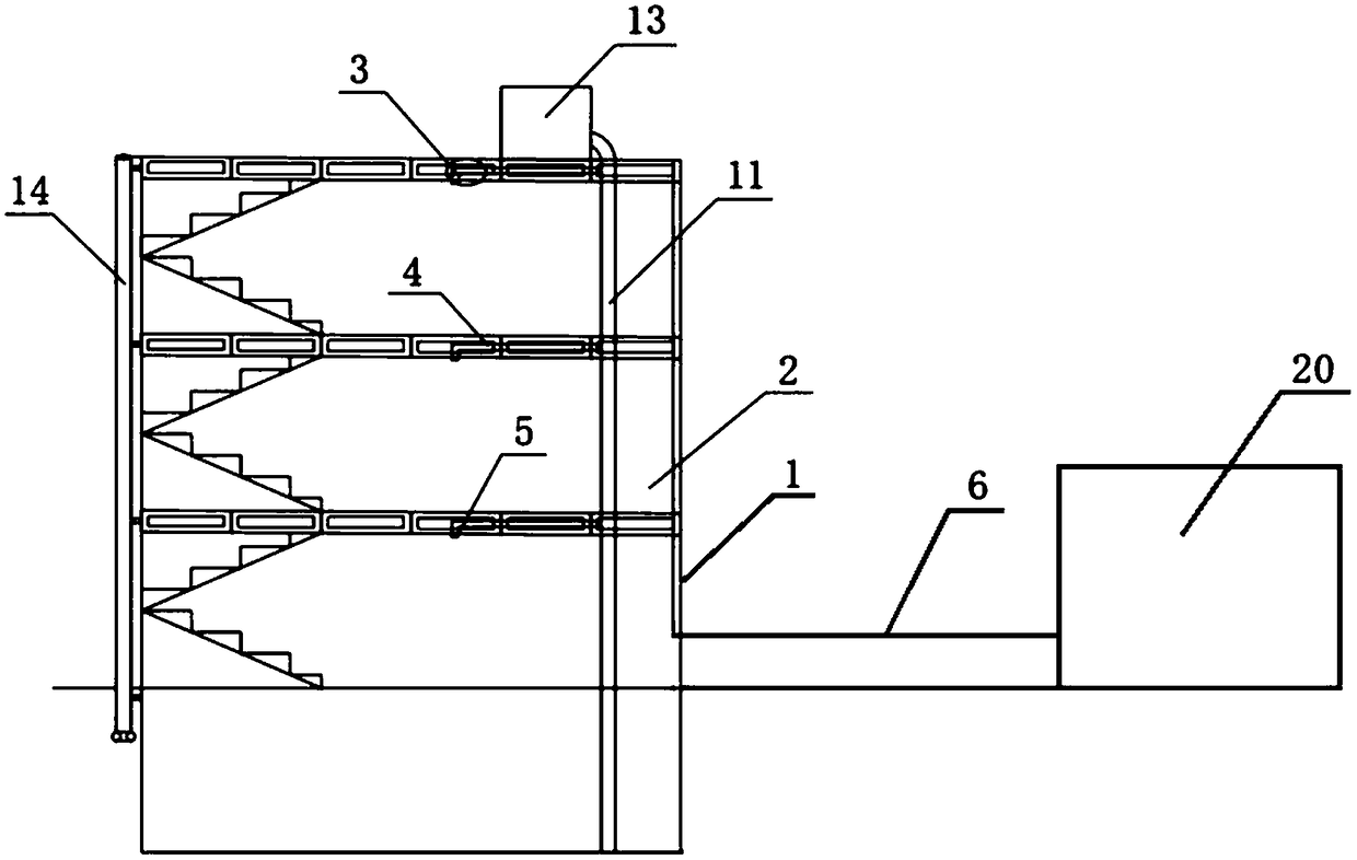 Escape and life service system for middle and high-rise building and convenient life method