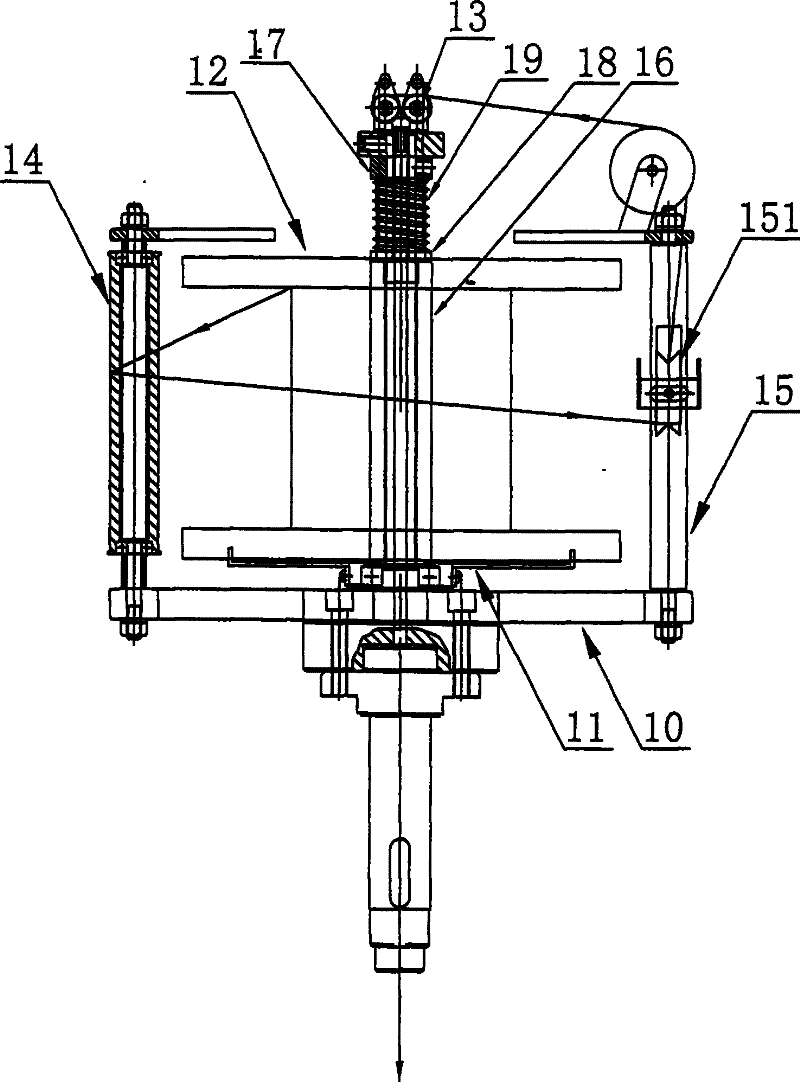 Untwisting pay-off device