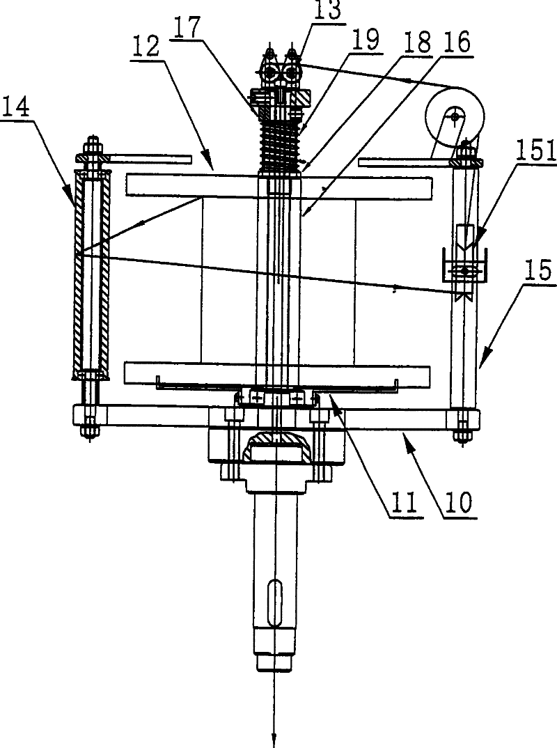 Untwisting pay-off device