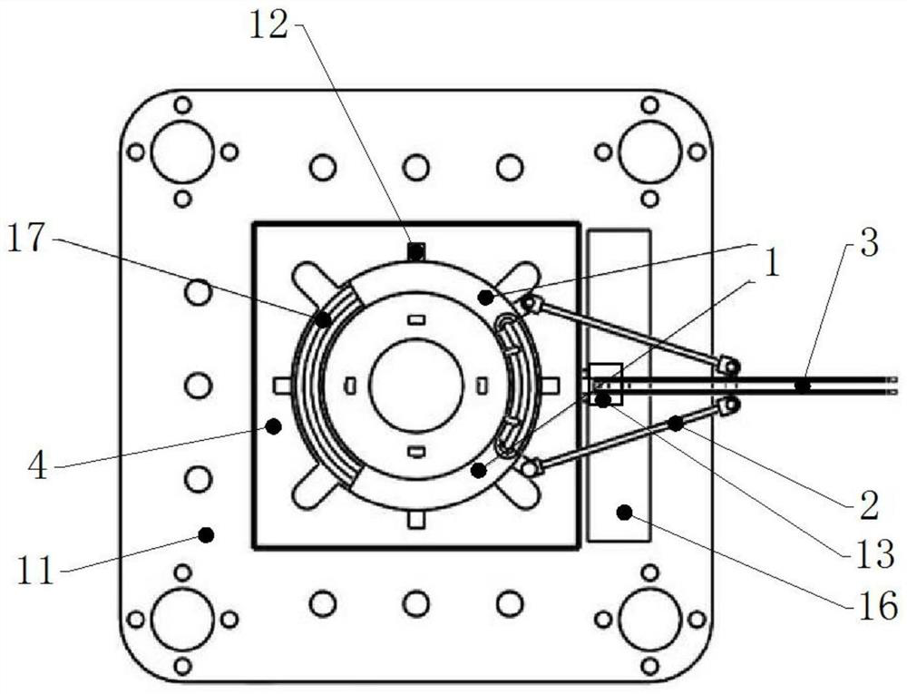 Casting device and casting method for large gear steel cast ingot