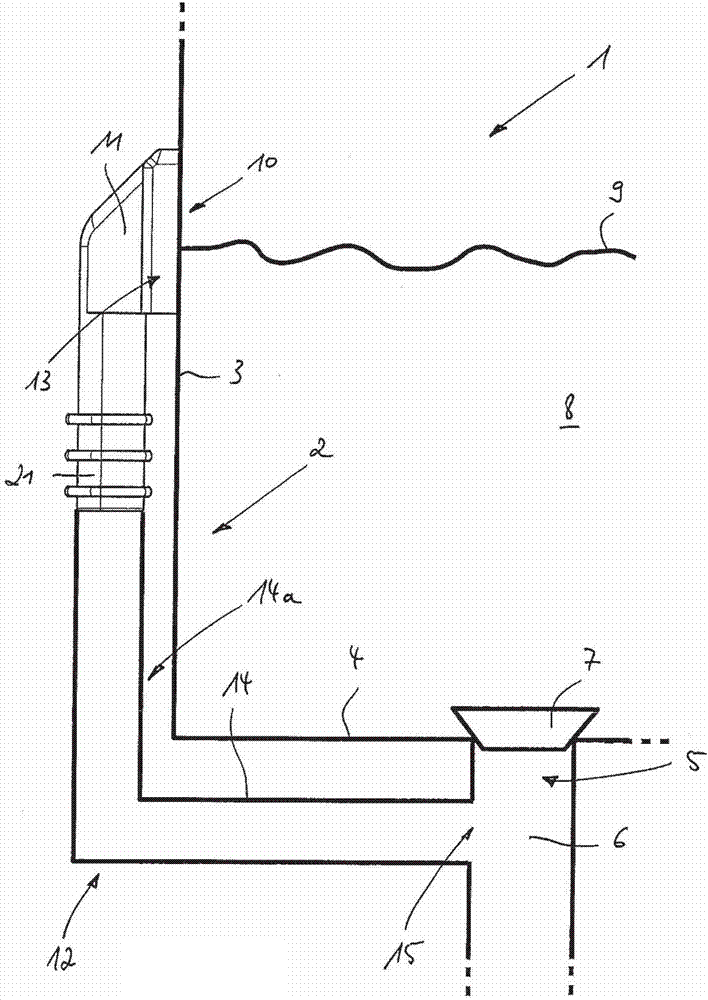 Overflow mechanism for trough basin, in particular rinsing basin