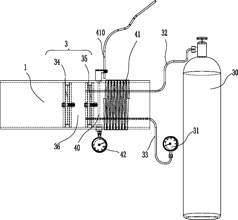 Process and device for welding and cutting flammable-explosive medium pipeline in on-line mode