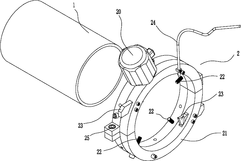 Process and device for welding and cutting flammable-explosive medium pipeline in on-line mode