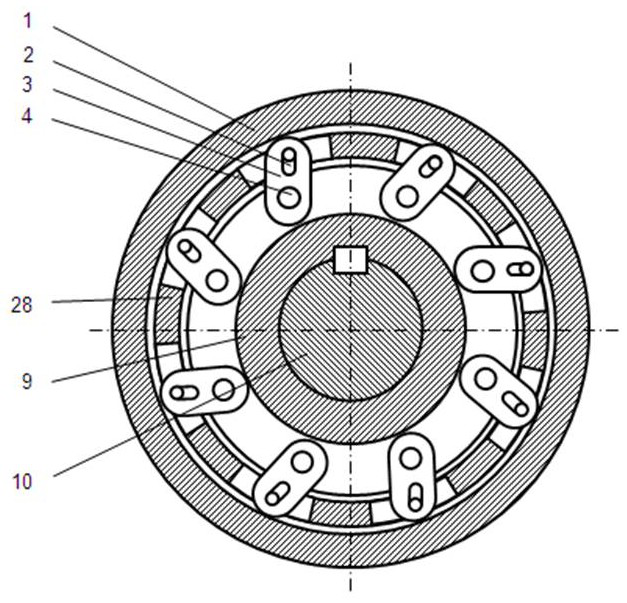 Duplex block overrunning clutch