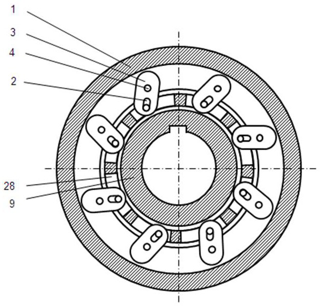 Duplex block overrunning clutch