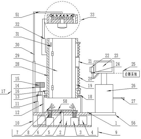 A color ultrasonic diagnostic machine and diagnostic method for patients with novel coronavirus