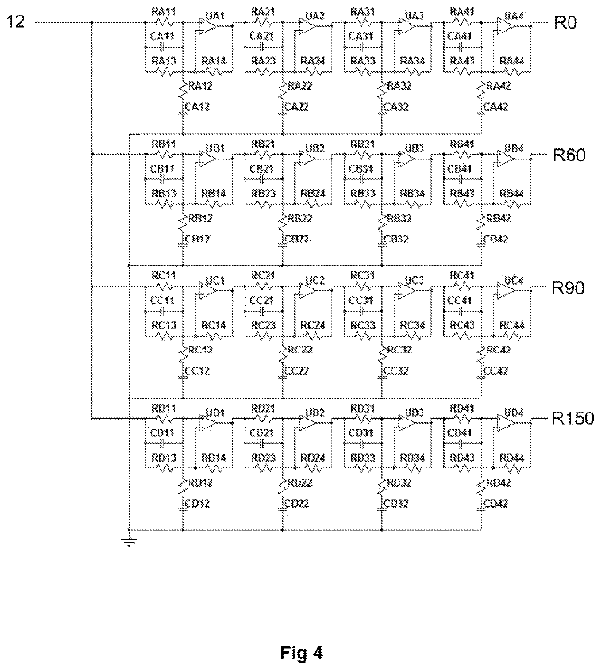 Apparatus for managing distortion in a signal path and method