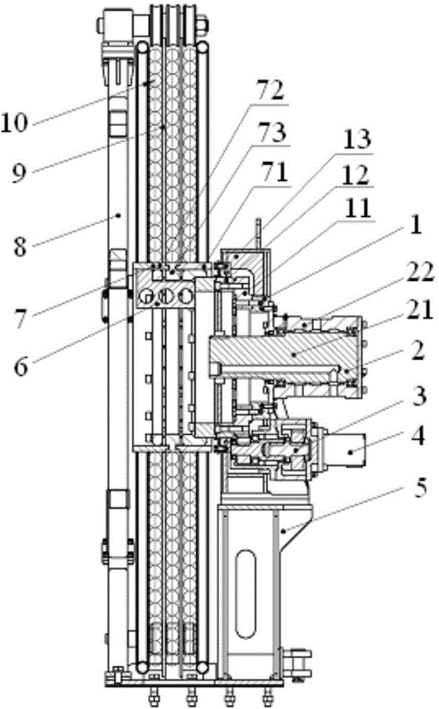 Hydraulic capstan for underground construction field