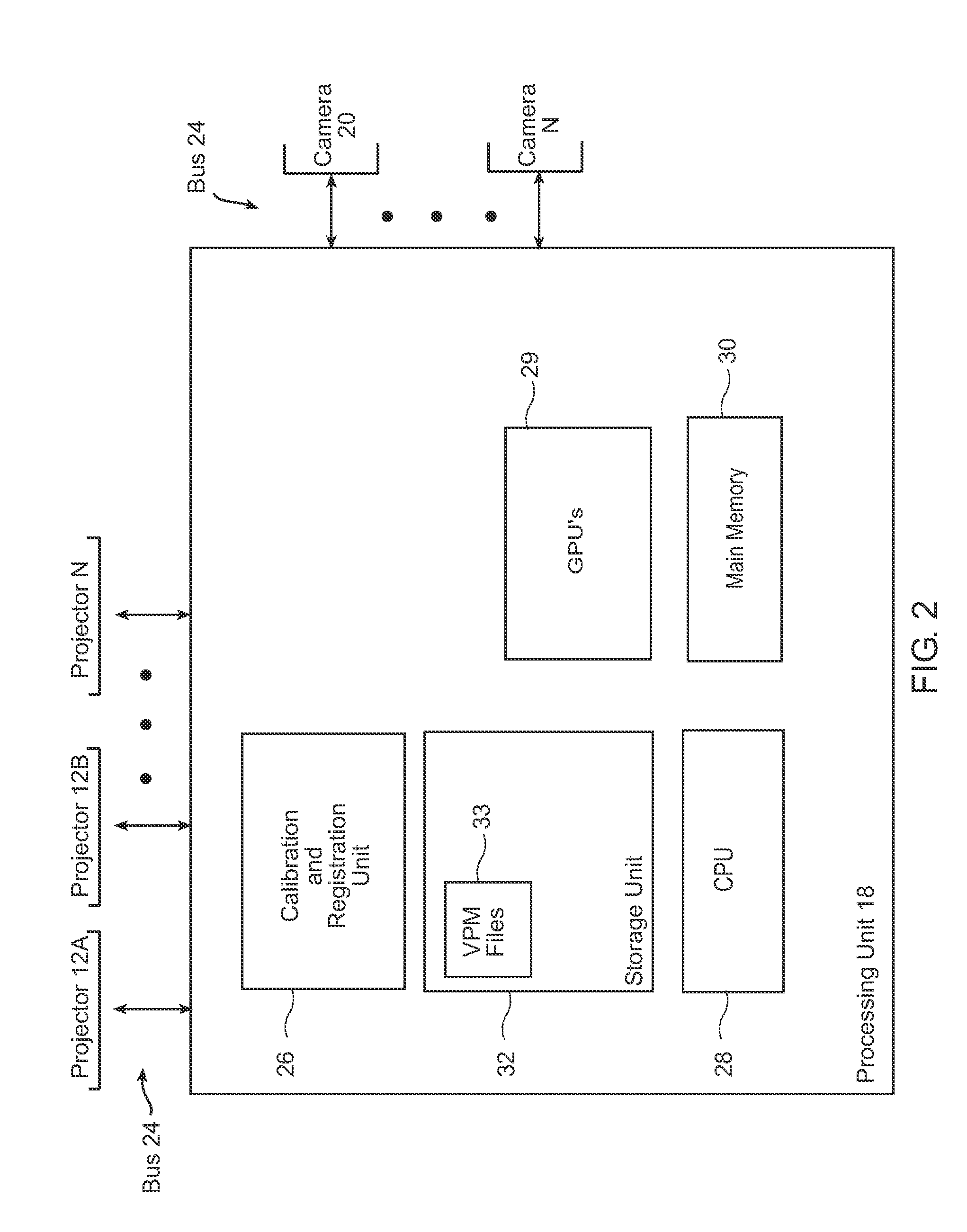 Method and Apparatus for Determining the Best Blending of Overlapped Portions of Projected Images