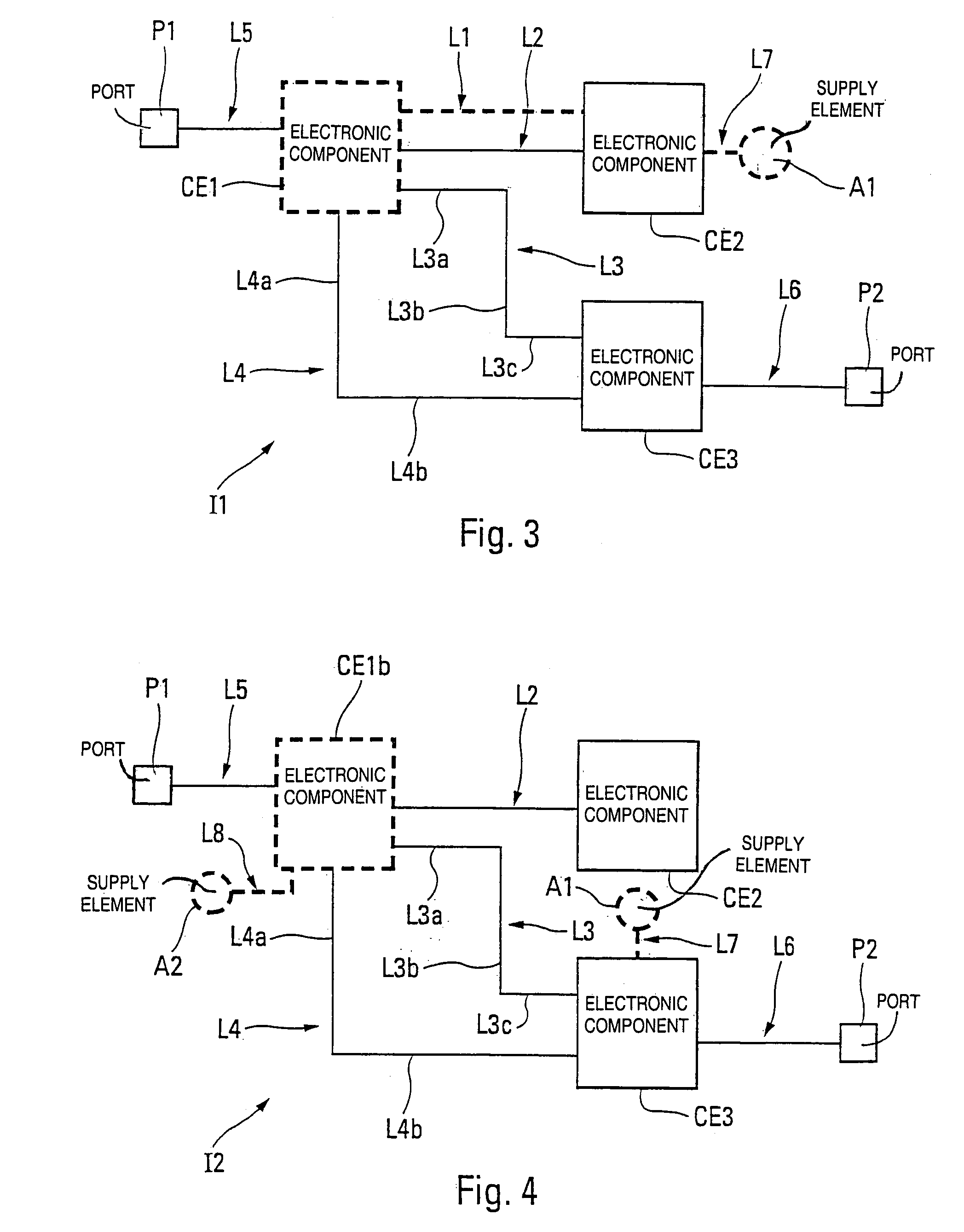 Procedure for determining modifications made to an electronic card and methods of fabricating an electronic card and an item equipment provided with an electronic card